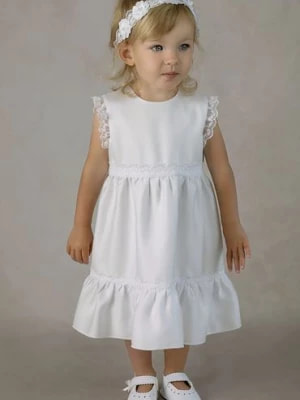 Zdjęcie produktu Biała sukienka niemowlęca do chrztu Marysia Balumi