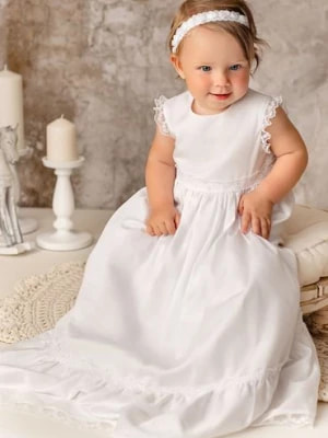 Zdjęcie produktu Biała sukienka niemowlęca do chrztu Zofia Balumi