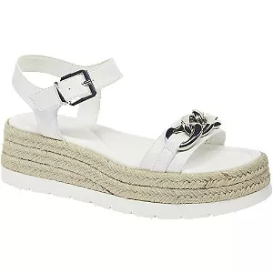 Zdjęcie produktu białe masywne sandały damskie Catwalk na platformie