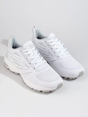 Zdjęcie produktu Białe męskie buty sportowe na grubej podeszwie DK