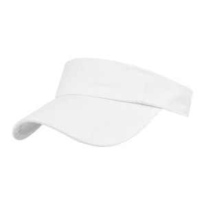 Zdjęcie produktu Biały Daszek na głowę przeciwsłoneczny czapka na lato sportowa regulowany biały Merg