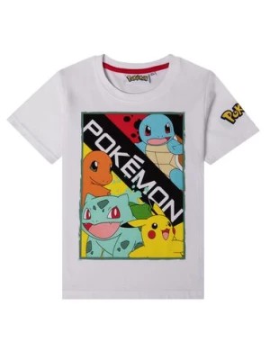 Zdjęcie produktu Biały t-shirt bawełniany dla chłopca POKÉMON Pokemon
