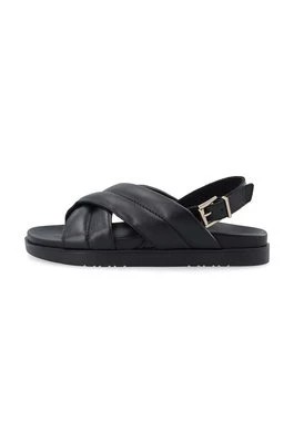 Zdjęcie produktu Bianco sandały skórzane BIASILJE damskie kolor czarny 11201355