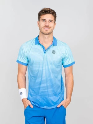 Zdjęcie produktu BIDI BADU Sportowa koszulka polo "Colortwist" w kolorze niebieskim rozmiar: M