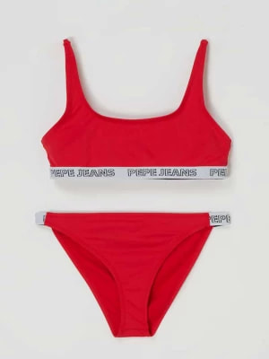 Zdjęcie produktu Bikini z paskiem z logo Pepe Jeans