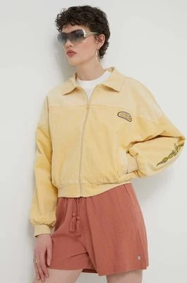 Zdjęcie produktu Billabong kurtka sztruksowa Since 73 kolor żółty przejściowa oversize UBJJK00151