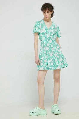 Zdjęcie produktu Billabong sukienka kolor zielony mini rozkloszowana