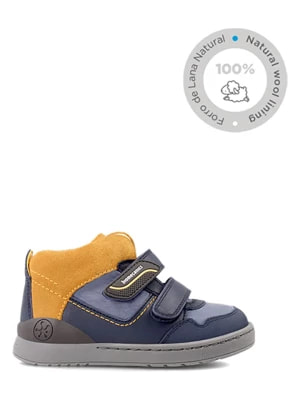 Zdjęcie produktu Biomecanics Skórzane sneakersy w kolorze niebiesko-żółtym rozmiar: 28