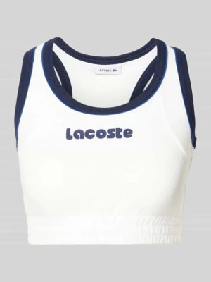 Zdjęcie produktu Biustonosz typu bralette z wyhaftowanym logo model ‘Contrast Embroidered’ Lacoste Sport