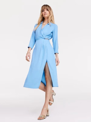 Zdjęcie produktu Błękitna sukienka midi TARANKO