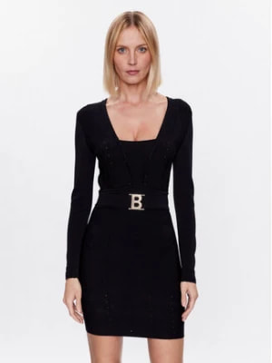 Zdjęcie produktu Blugirl Blumarine Sukienka koktajlowa RA3057-MA55N Czarny Slim Fit