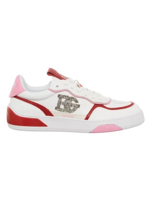 Zdjęcie produktu BLUGIRL by Blumarine Sneakersy "Wow" w kolorze biało-czerwonym rozmiar: 35