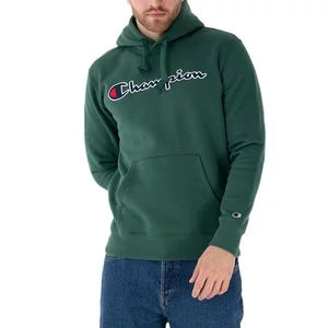 Zdjęcie produktu Bluza Champion Script Logo Embroidery Fleece Hoodie 217858-GS568 - zielona