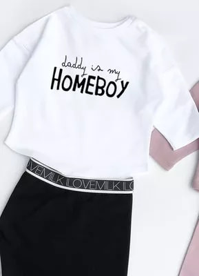Zdjęcie produktu Bluza dziecięca " daddy is my homeboy"