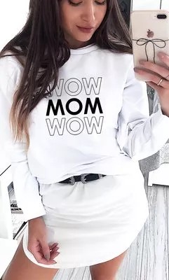 Zdjęcie produktu Bluza mama "MOM MOM"