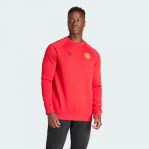 Zdjęcie produktu Bluza Manchester United Essentials Trefoil Crew adidas