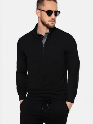 Zdjęcie produktu bluza match troyer czarny Recman