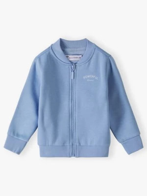Zdjęcie produktu Bluza niemowlęca rozpinana niebieska -  Powerful #Family Family Concept by 5.10.15.