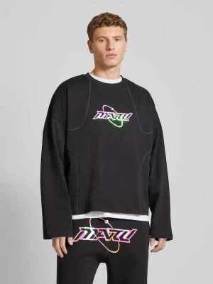 Zdjęcie produktu Bluza z długim rękawem i nadrukiem z logo — REVIEW X MATW