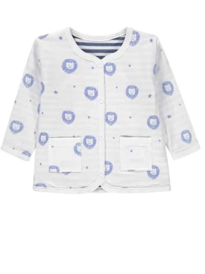 Zdjęcie produktu Bluzka dwustronna rozpinana chłopięca, niebiesko-biała, Bellybutton