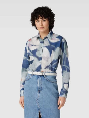 Zdjęcie produktu Bluzka koszulowa z kwiatowym wzorem model ‘Mira’ 0039 italy