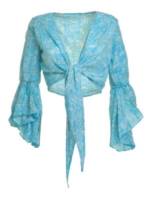 Zdjęcie produktu BLE Bluzka w kolorze niebieskim rozmiar: onesize