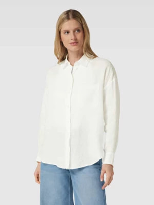 Zdjęcie produktu Bluzka z czystego lnu w jednolitym kolorze model ‘DARIAALF’ ECOALF