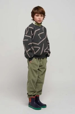 Zdjęcie produktu Bobo Choses bluza bawełniana dziecięca kolor szary wzorzysta