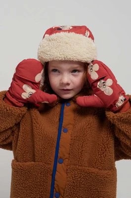 Zdjęcie produktu Bobo Choses rękawiczki dziecięce kolor brązowy