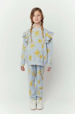 Zdjęcie produktu Bobo Choses spodnie dresowe bawełniane dziecięce kolor niebieski wzorzyste
