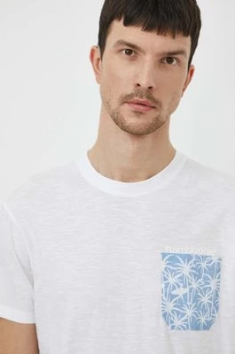 Zdjęcie produktu Bomboogie t-shirt bawełniany męski kolor biały z aplikacją TM8419TJSG4
