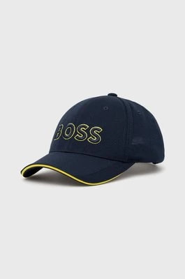 Zdjęcie produktu Boss Green czapka kolor granatowy z aplikacją