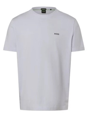 Zdjęcie produktu BOSS Green Koszulka męska - Tee Mężczyźni Bawełna lila jednolity,