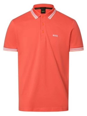 Zdjęcie produktu BOSS Green Męska koszulka polo - Paddy Mężczyźni Bawełna czerwony jednolity,