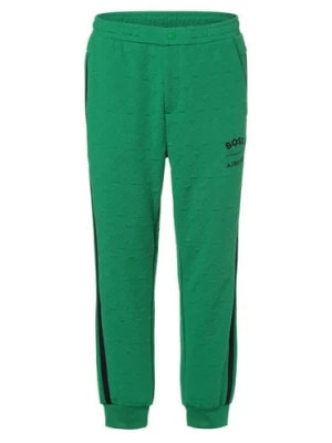Zdjęcie produktu BOSS Green Spodnie Mężczyźni zielony jednolity,