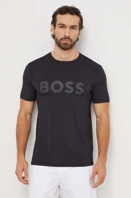 Zdjęcie produktu Boss Green t-shirt męski kolor czarny z nadrukiem