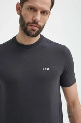 Zdjęcie produktu Boss Green t-shirt męski kolor szary z nadrukiem