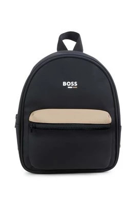 Zdjęcie produktu BOSS plecak dziecięcy kolor czarny mały wzorzysty