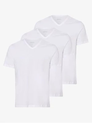 Zdjęcie produktu BOSS T-shirty pakowane po 3 szt. Mężczyźni Dżersej biały jednolity,