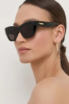 Zdjęcie produktu Bottega Veneta okulary przeciwsłoneczne damskie kolor czarny