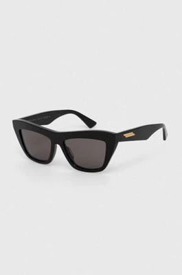Zdjęcie produktu Bottega Veneta okulary przeciwsłoneczne kolor czarny BV1121S
