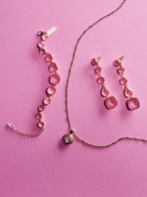 Zdjęcie produktu Bransoletka z różowymi kamieniami TARANKO