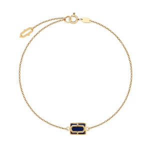 Zdjęcie produktu Bransoletka złota z lapis lazuli - Nomad Nomad - Biżuteria YES