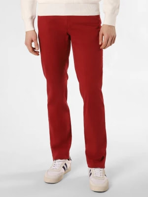 Zdjęcie produktu BRAX Spodnie - Cadiz Mężczyźni Bawełna czerwony jednolity,
