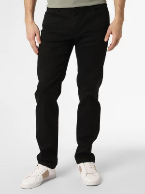 Zdjęcie produktu BRAX Spodnie Mężczyźni Bawełna czarny jednolity,