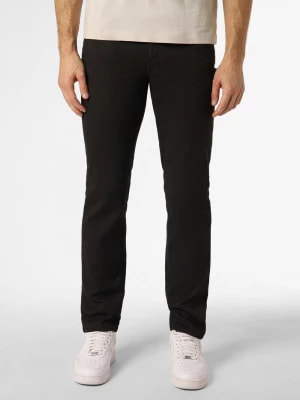 Zdjęcie produktu BRAX Spodnie Mężczyźni Bawełna czarny wzorzysty,