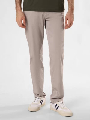Zdjęcie produktu BRAX Spodnie Mężczyźni Bawełna szary jednolity,