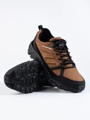 Zdjęcie produktu Brązowe buty trekkingowe męskie DK aqua Softshell