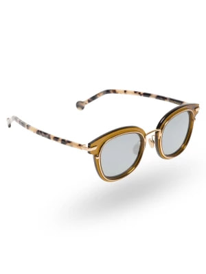 Zdjęcie produktu Brązowe okulary DIOR z motywem panterki