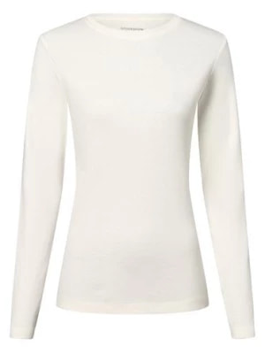 Zdjęcie produktu brookshire Damska koszulka z długim rękawem Kobiety Bawełna biały jednolity,